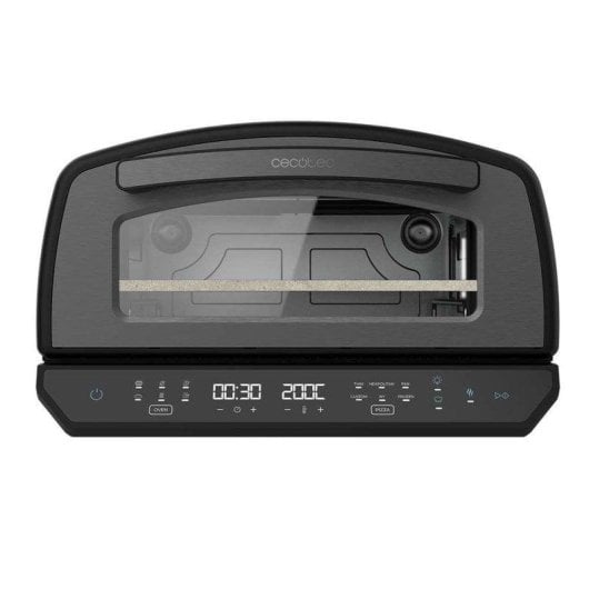 Horno eléctrico Cecotec 13 litros Acero Inoxidable Panel Táctil LED Ahumado Gourmet