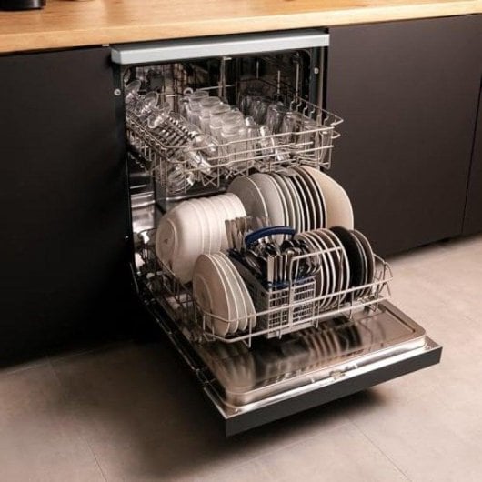 Lavavajillas Cecotec Bolero Aguazero 6100 13 Talheres Classe E Dry+ Painel Touch