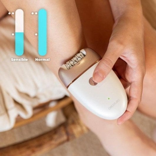 Depiladora Cecotec 48 pinzas Dos Velocidades Cabezal Magnético Extraíble Reacondicionado