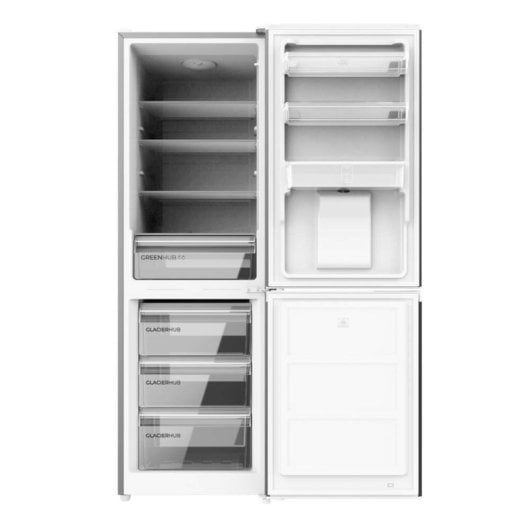 Frigorífico Cecotec Combi 185cm 296L Dark E Dispensador de Agua Fast Freezing LED