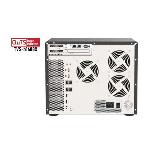 NAS torre QNAP 16 bahías Intel Xeon W-1250 32GB DDR4 ECC 10GbE QuTS hero Thunderbolt 3 TVS-h1688X