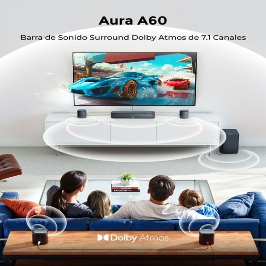 Ultimea Aura A60 HDMI eARC Bluetooth Soundbar 350W Dolby Atmos Heimkino