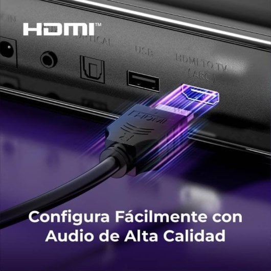 Barra de Som Ultimea Apollo S70 7.1 410W Bluetooth HDMI eARC Dolby Atmos