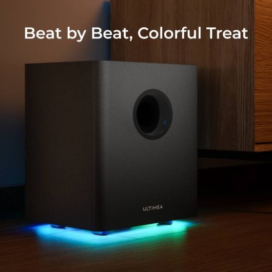 Barra de sonido Ultimea Apollo S80 5.1 Dolby Atmos con RGB para cine en casa 320W