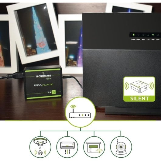 Tecnoware UPS 25W Bateria de Lítio 240 Minutos USB-C/A com Proteção Contra Sobretensão