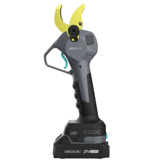 Tijera eléctrica Cecotec Brushless 400W cuchillas titanio 30mm 2 baterías 21V 2.0Ah