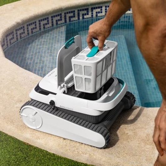 Robot limpiapiscinas Cecotec ScubaDriving Tech 230 L/min 180 minutos sin cables APP mando