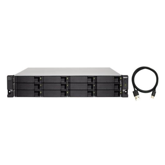 Boîtier D&#39;extension Nas Qnap Tl-r1200c-rp 12 Bays 2u – 144 TB skalierbarer Speicher, 10-GBE-SFP-Verbindungen, Hot-Swap-fähige Festplatten – ideal für KMU.