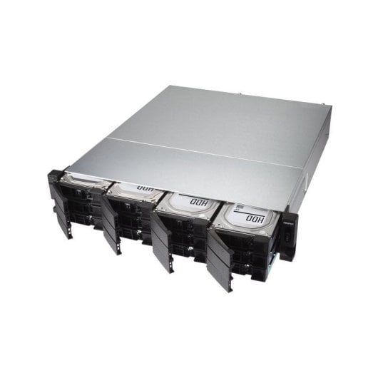 Boîtier D&#39;extension Nas Qnap Tl-r1200c-rp 12 Bays 2u – 144 TB skalierbarer Speicher, 10-GBE-SFP-Verbindungen, Hot-Swap-fähige Festplatten – ideal für KMU.