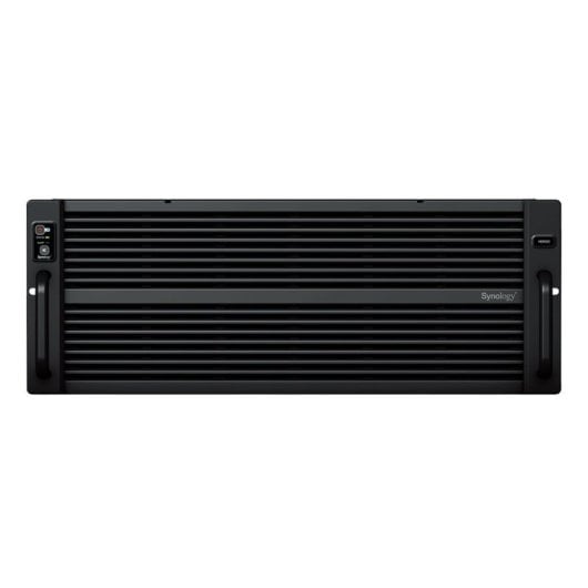 Solution de stockage sécurisée et évolutive à 60 baies Nas Synology Hd6500 pour les entreprises - Processeur puissant, 8 Go de RAM, compatibilité disque dur, conception compacte 4u, connectivité réseau Gigabit.