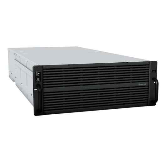 Solution de stockage sécurisée et évolutive à 60 baies Nas Synology Hd6500 pour les entreprises - Processeur puissant, 8 Go de RAM, compatibilité disque dur, conception compacte 4u, connectivité réseau Gigabit.