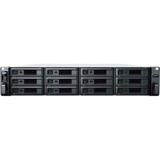 Disco Duro externo Synology 144TB SFP+ 10GbE RX1223RP 12 bahías Hot-swap fuente redundante
