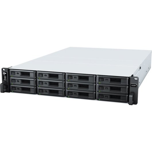 Disco Duro externo Synology 144TB SFP+ 10GbE RX1223RP 12 bahías Hot-swap fuente redundante