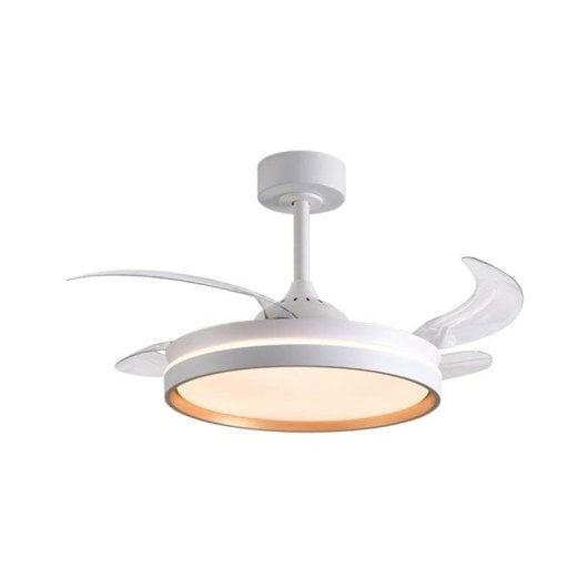 Ventilador de techo Bel Air Home Akran LED 72W 4 aspas retráctiles 6 velocidades