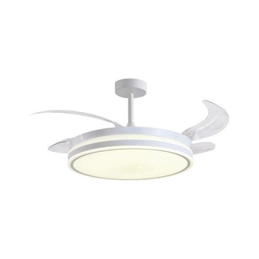 Ventilateur plafond Bel Air Troya LED 72W 4 pales retractables 6 vitesses