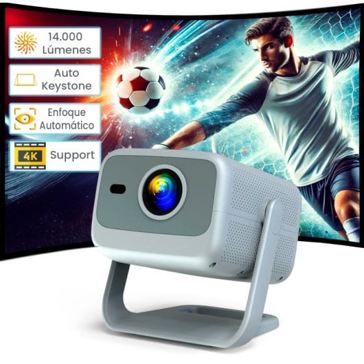 Proyector UnicView HD 14000 Lúmenes LCD R2 Freestyle 180º Varifocal AndroidTV Dolby AC3