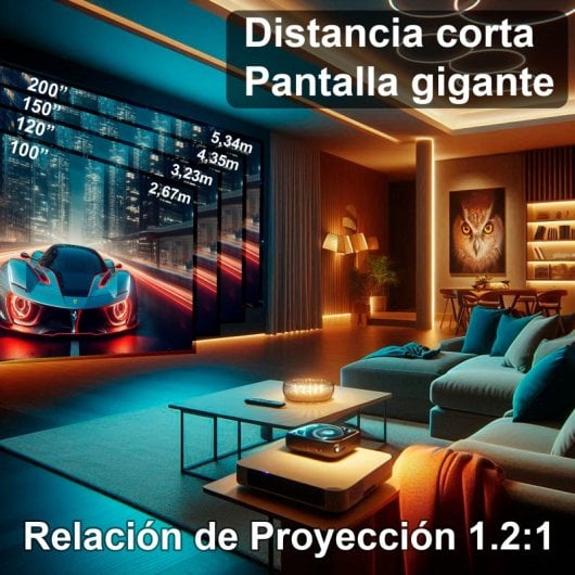 Proyector UnicView 1080p 500 ANSI LCD NP350 Google TV Netflix White Extras