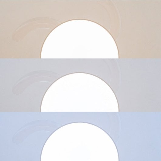 Ventilateur de plafond LED InnovaGoods DC 80 W avec pales rétractables, 6 vitesses, télécommande, blanc