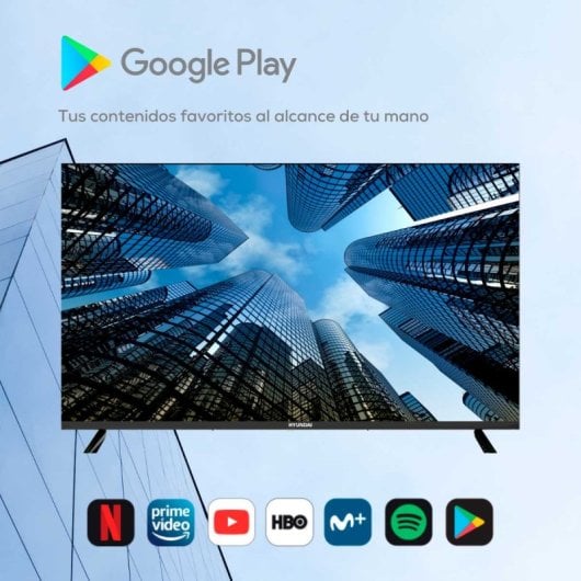Hyundai QLED HTV4300QUA 43? 4K UHD Android Smart TV Dolby Audio