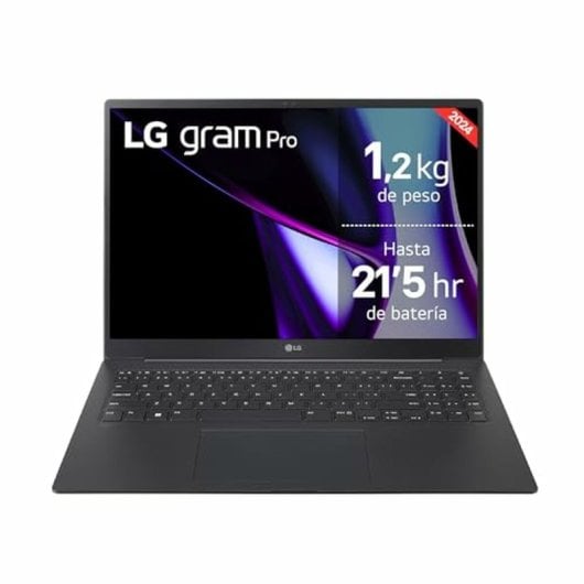 Portátil LG gram 16Z90T-G.AD8BB 16" Intel Core Ultra 7 255H 32GB 2TB SSD WQXGA IPS Negro