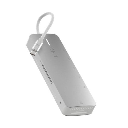 Linq LQ49091PS Hub USB-C 9-em-1 Pro Studio SSD NVMe M.2/HDMI 4K/USB-C PD 140W/Ethernet 2.5Gbps