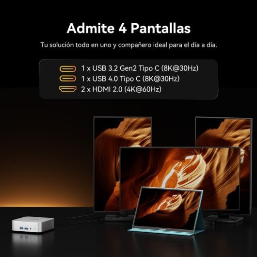 GEEKOM A8 Desktop PC MiniPC AMD Ryzen 7 8745HS 32GB/1TB SSD