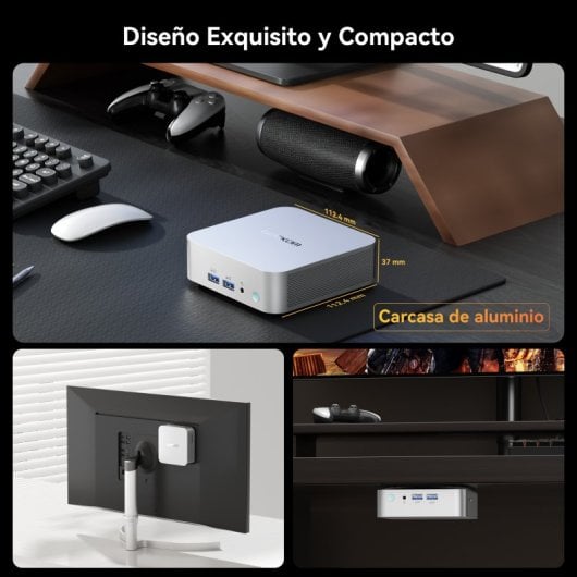 GEEKOM A8 Desktop PC MiniPC AMD Ryzen 7 8745HS 32GB/1TB SSD