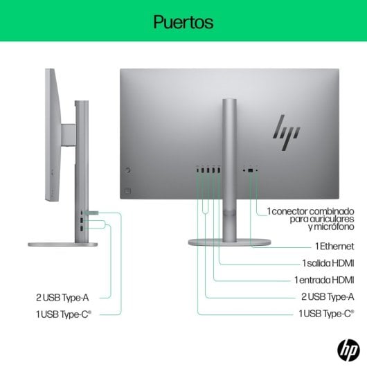 PC Sobremesa HP OmniStudio X 27 Intel Core Ultra 5 125H 16GB 1TB SSD 27" FHD Windows 11