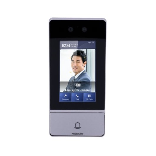 Hikvision Videoporteiro DS-KV9503-WBE1 2MP WiFi PoE Facial/LCD 4,3” Externo IP65