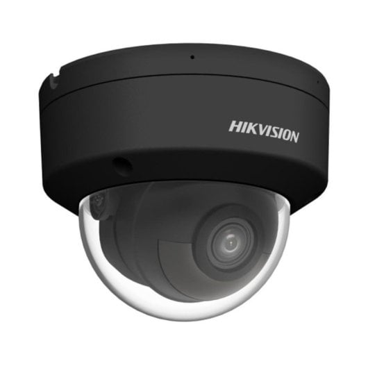 Cámara IP Hikvision DS-2CD2146G2H-ISU 4MP 2.8mm DarkFighter WDR H.265+ PoE Mic Negro