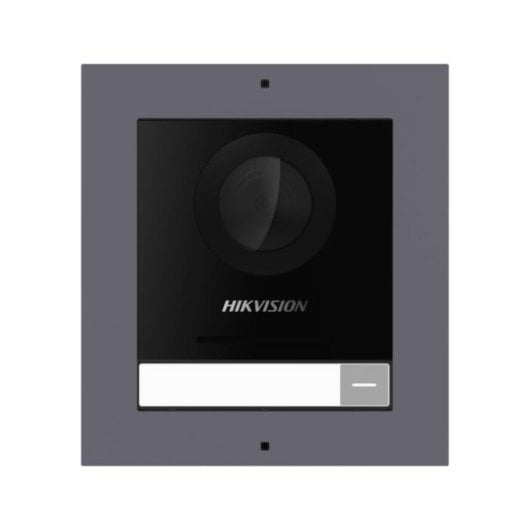 Videocitofono Hikvision DS-KD8003-IME1 Pro modulare 2MP WiFi PoE 1 pulsante IP65 per montaggio in superficie