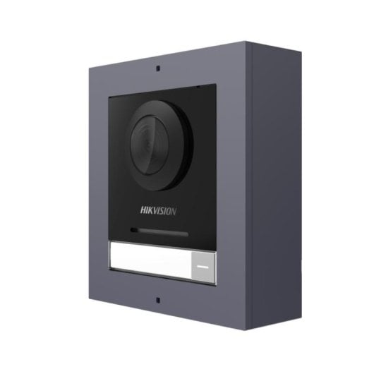 Videocitofono Hikvision DS-KD8003-IME1 Pro modulare 2MP WiFi PoE 1 pulsante IP65 per montaggio in superficie