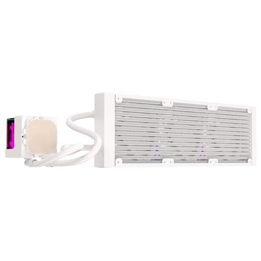 Einarex VERTEX 360 RGB Blanc 360 mm 3 ventilateurs RGB Miroir Cube Refroidissement liquide