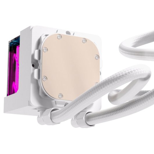 Einarex VERTEX 360 RGB Blanc 360 mm 3 ventilateurs RGB Miroir Cube Refroidissement liquide