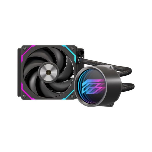 Refrigeración Líquida Einarex Flux 120 RGB 120mm 1 Ventoinha Espelho Infinito Preto