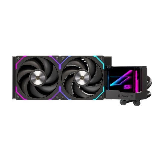 Einarex Vertex 240 RGB 240mm 2 Ventole Infinity Mirror Raffreddamento a Liquido