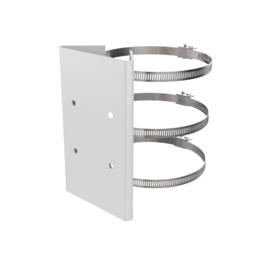 Soporte de montaje Hikvision DS-1673ZJ para cámara PTZ/PanoVu, acero inoxidable, mástil ajustable, 20 kg blanco