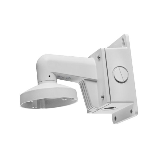 Soporte de montaje en pared Hikvision DS-1272ZJ-120B aluminio blanco 223mm impermeable