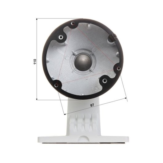 Soporte de pared Hikvision DS-1272ZJ-120 aluminio gestión de cables exterior 4.5 kg
