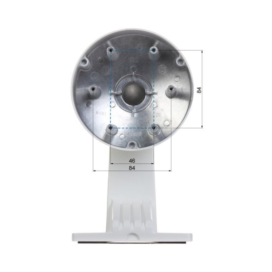 Soporte cámara Hikvision DS-1273ZJ-140-DM45 aluminio exterior/interior 3kg domo 14cm blanco