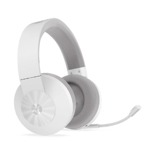 Auriculares Lenovo inalámbricos 2,4GHz con carga inalámbrica y micrófono gaming