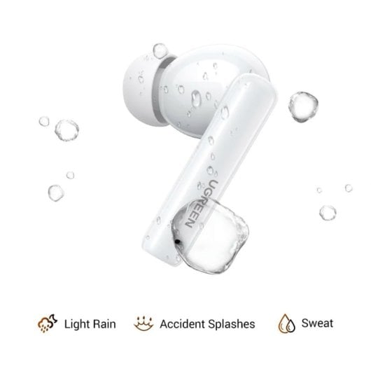 Auriculares Ugreen inalámbricos Bluetooth 5.3 con Cancelación de Ruido ANC y Modo Transparencia
