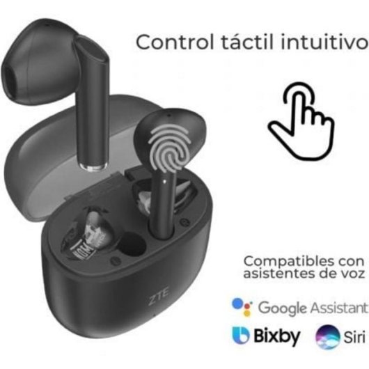 Auriculares ZTE inalámbricos Bluetooth 5.0 con reducción de ruido y micrófono