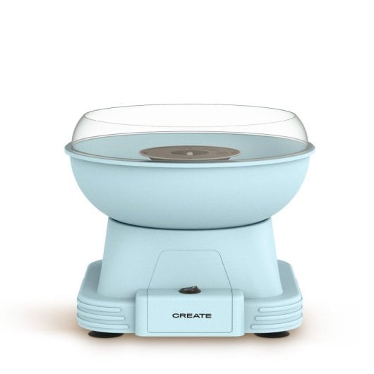 Algodonera Create Cotton Candy Maker Azul 500W Base Antideslizante Seguridad Fácil Limpieza