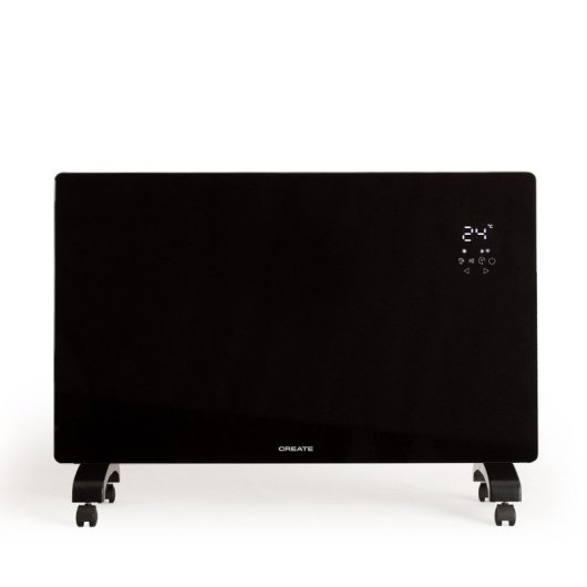 Convector Create Cristal Templado Wifi APP 2 Potencias Calor Silencioso IP24 Bajo Consumo