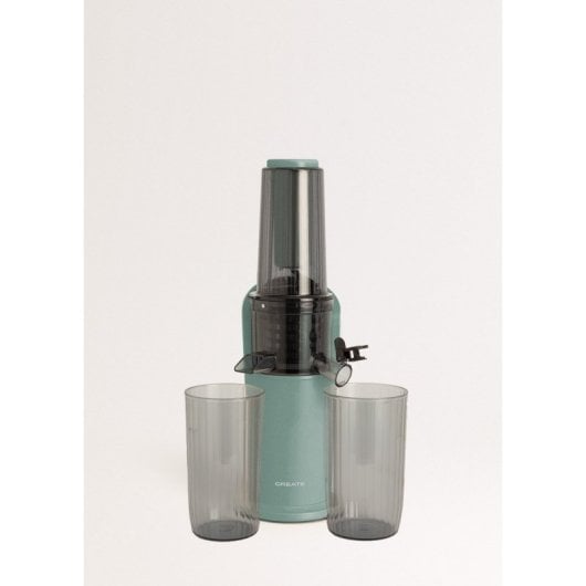 Licuadora Create Compacta Motor DC 150W Extracción Lenta Reverse 2 Jarras 500ml