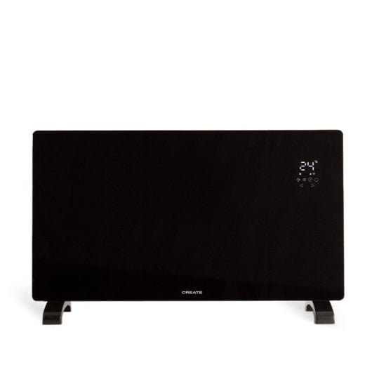 Convector de cristal Create Wifi, APP, táctil, aluminio, 3 potencias, IP24
