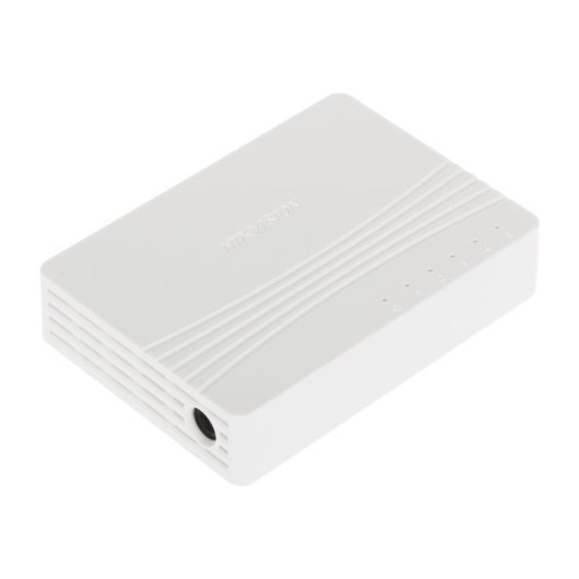 Conmutador Hikvision DS-3E0505D-E 5 puertos RJ45 10/100/1000 Mbps Plug & Play bajo consumo