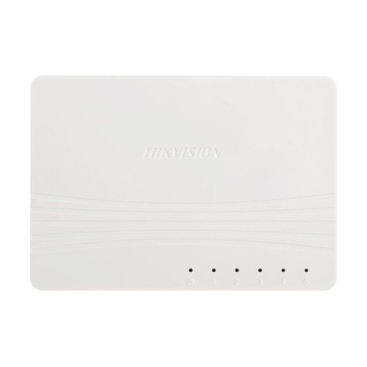 Conmutador Hikvision DS-3E0505D-E 5 puertos RJ45 10/100/1000 Mbps Plug & Play bajo consumo