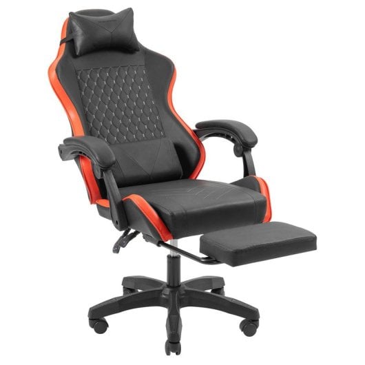 Silla Gaming Mars Gaming MGC-X Reclinable con Reposapiés Soporte Lumbar y Polipiel